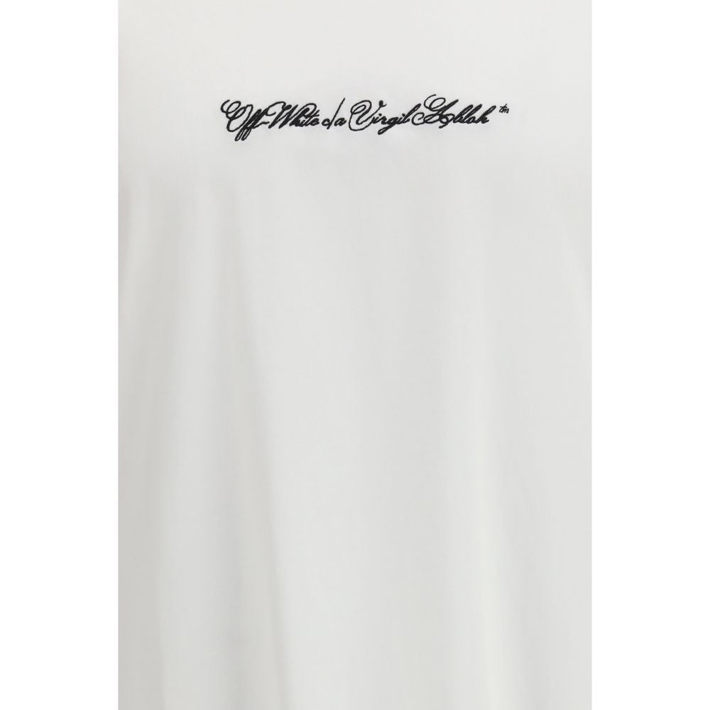 Off-White White Cotton T-Shirt Off-White