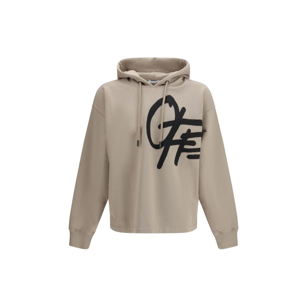 Off-White Beige Cotton Sweatshirt Off-White