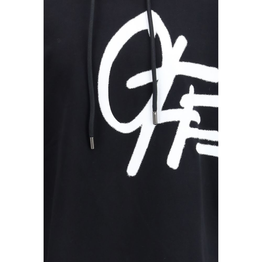 Off-White Black Cotton Sweatshirt Off-White