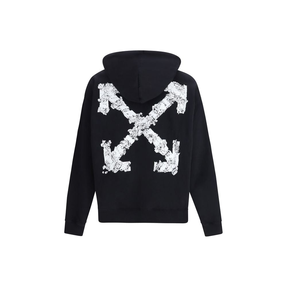 Off-White Black Cotton Sweatshirt Off-White