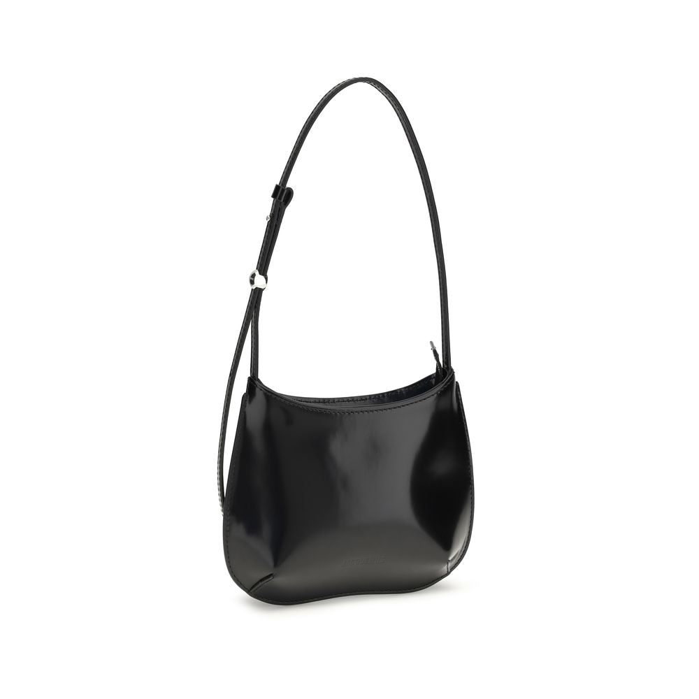 Jacquemus Black Calf Leather Bos Taurus Shoulder Bag Jacquemus