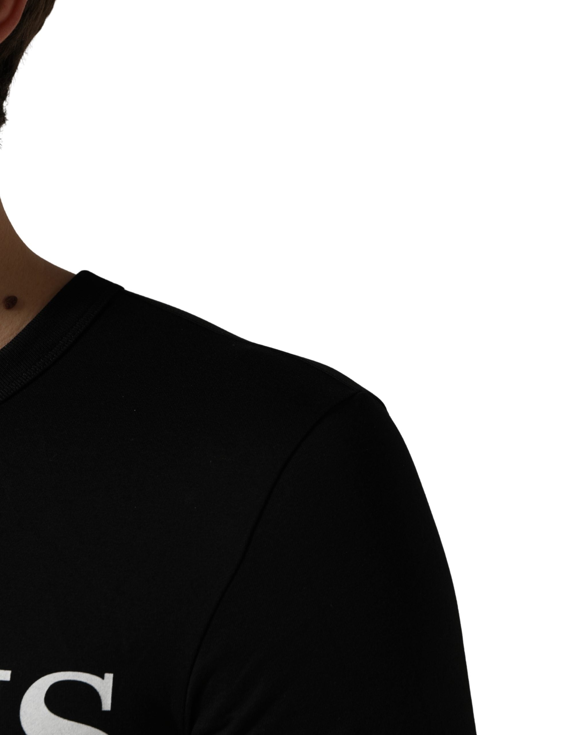 Dolce & Gabbana Black Italians Do It Better Camo Pocket Men T-shirt Dolce & Gabbana