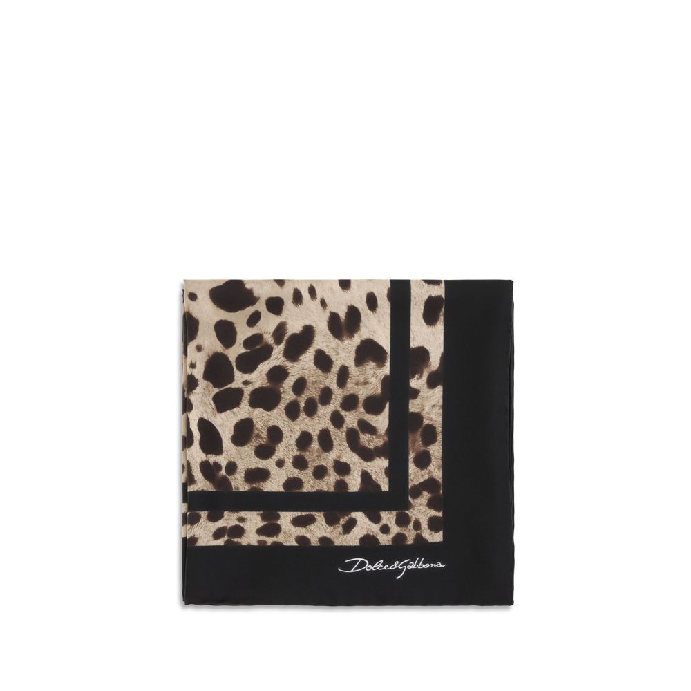 Dolce & Gabbana Multicolor Silk Scarf Dolce & Gabbana