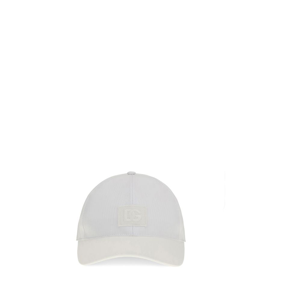 Dolce & Gabbana White Cotton Cap (Baseball Hat) Dolce & Gabbana