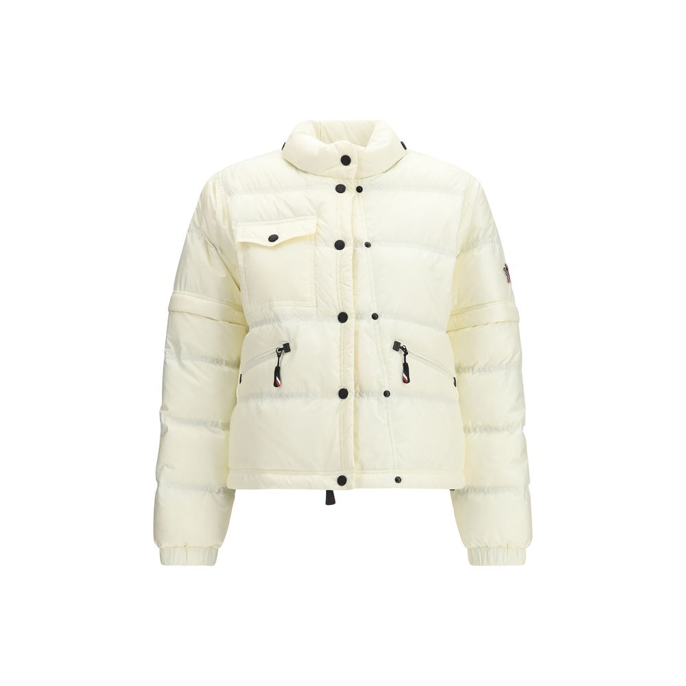 Moncler Grenoble Beige Polyamide Coat Moncler Grenoble