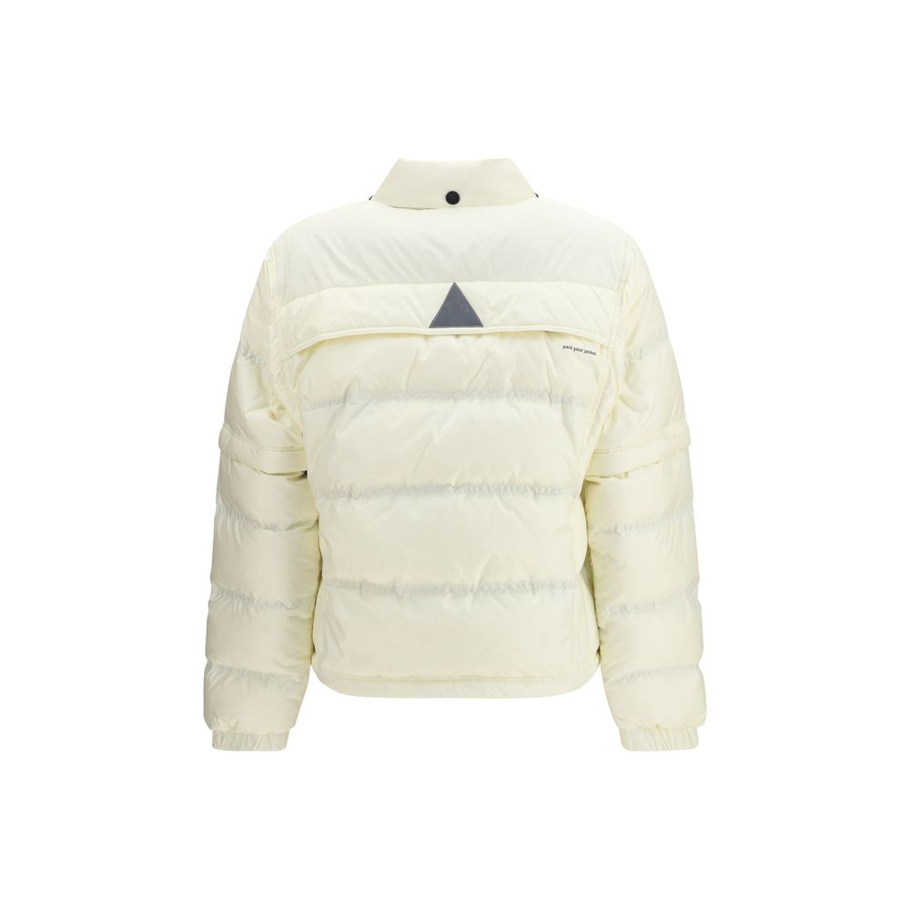 Moncler Grenoble Beige Polyamide Coat Moncler Grenoble