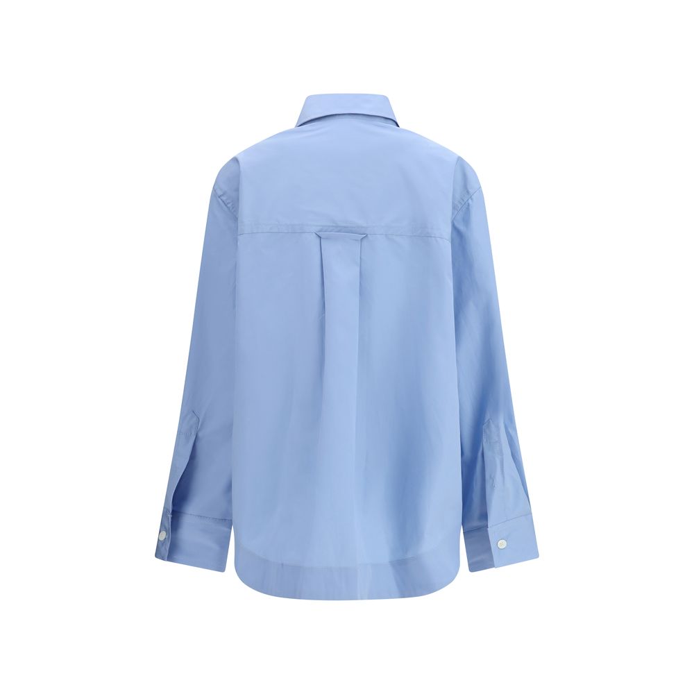 Ami Paris Blue Cotton Dress Shirt Ami Paris