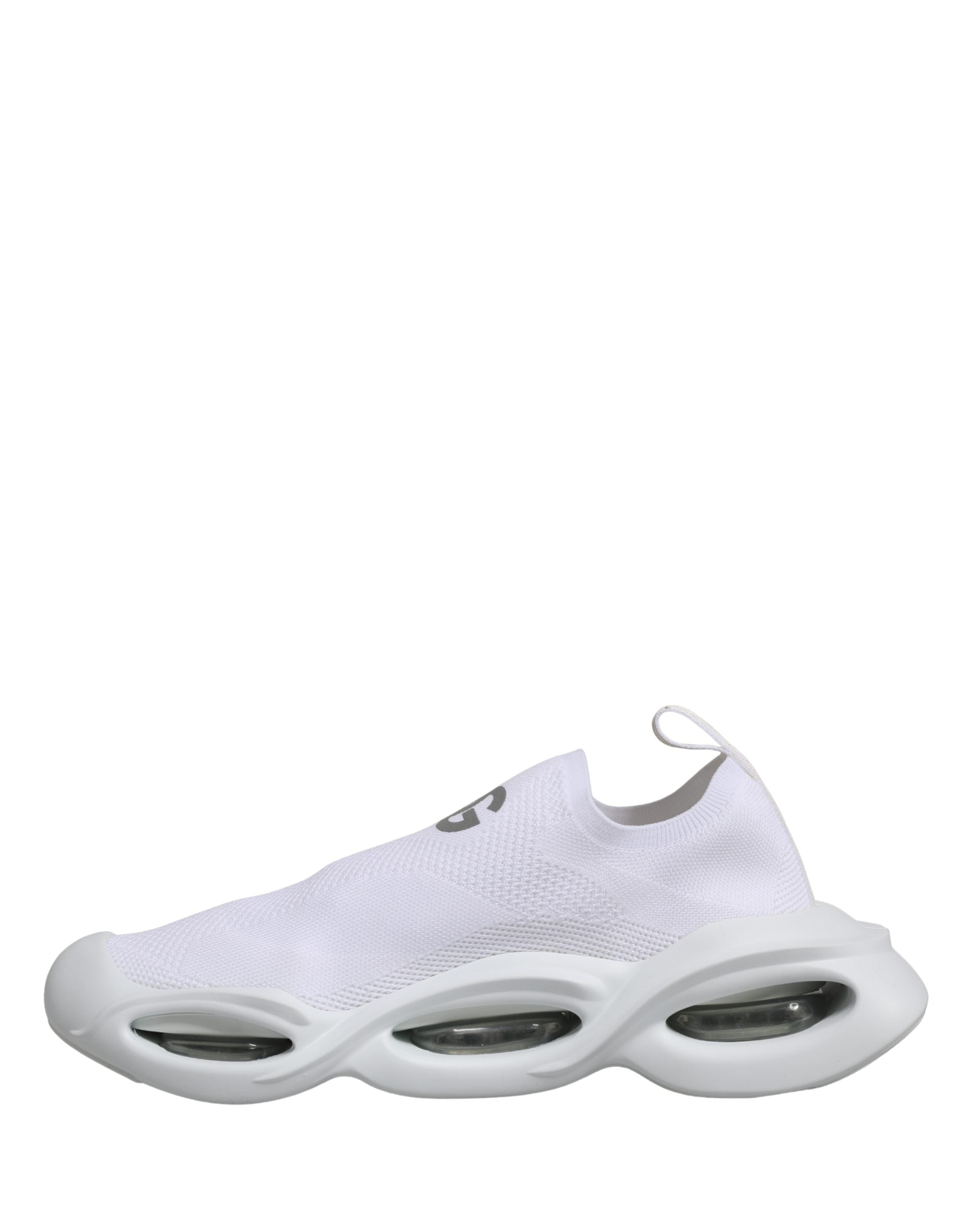 Dolce & Gabbana White Slip On Wave Low Top Sneakers Shoes Dolce & Gabbana