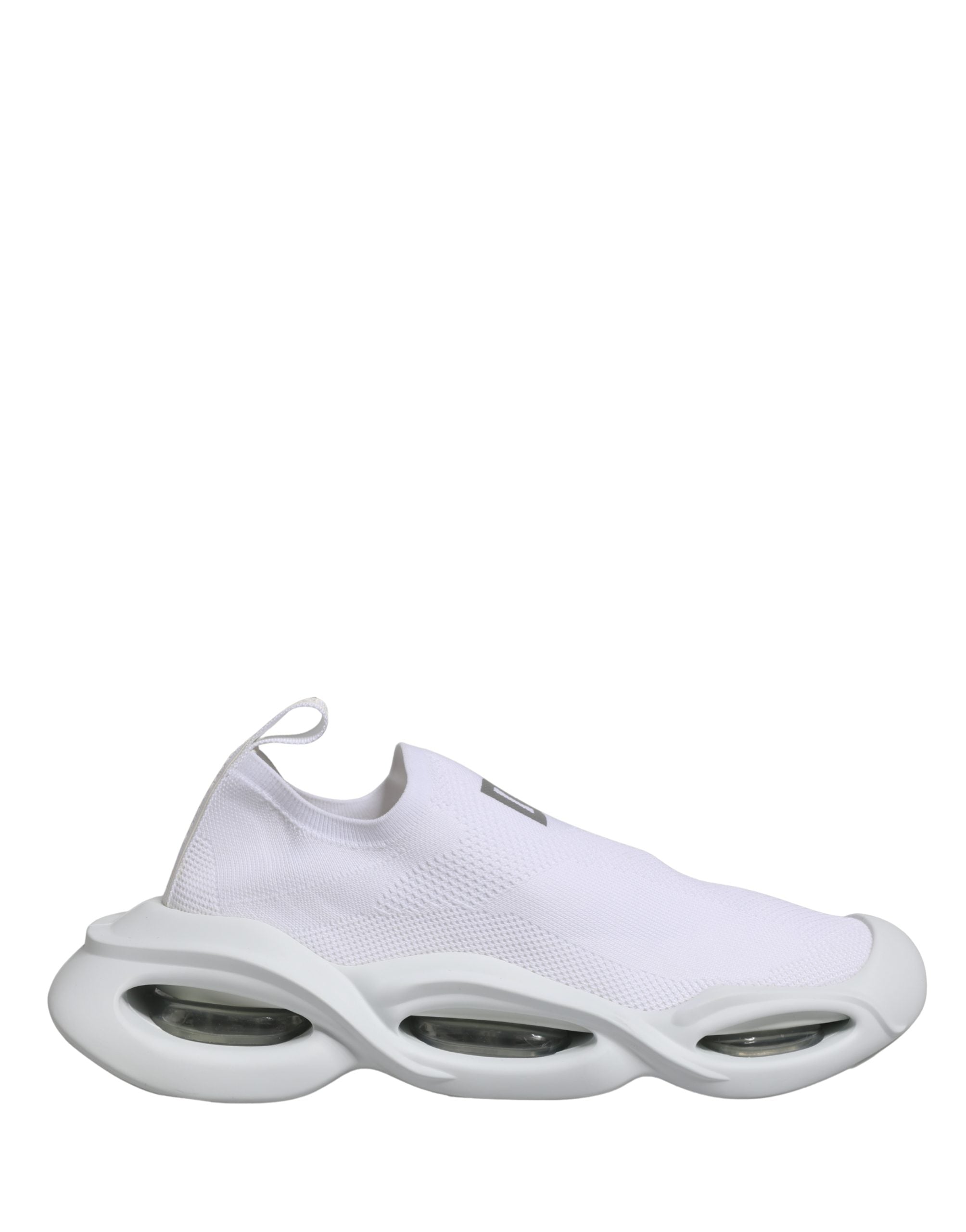 Dolce & Gabbana White Slip On Wave Low Top Sneakers Shoes Dolce & Gabbana