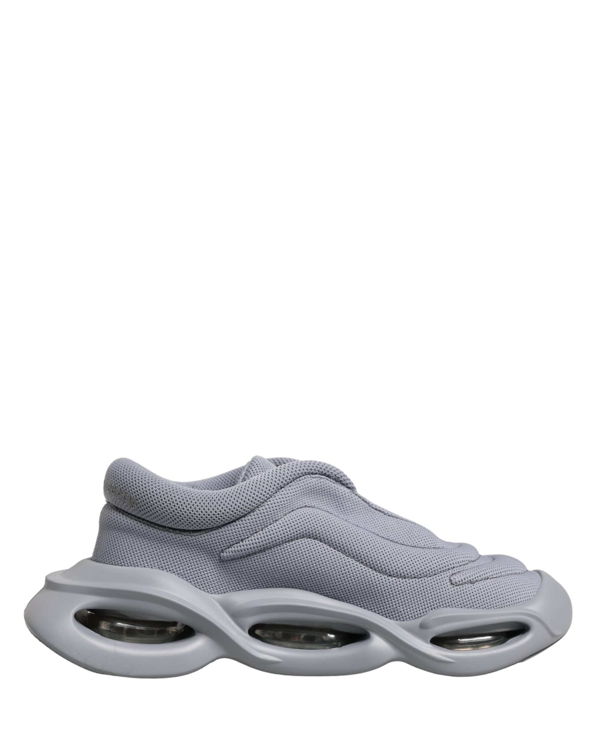 Dolce & Gabbana Gray Slip On Wave Low Top Sneakers Dolce & Gabbana