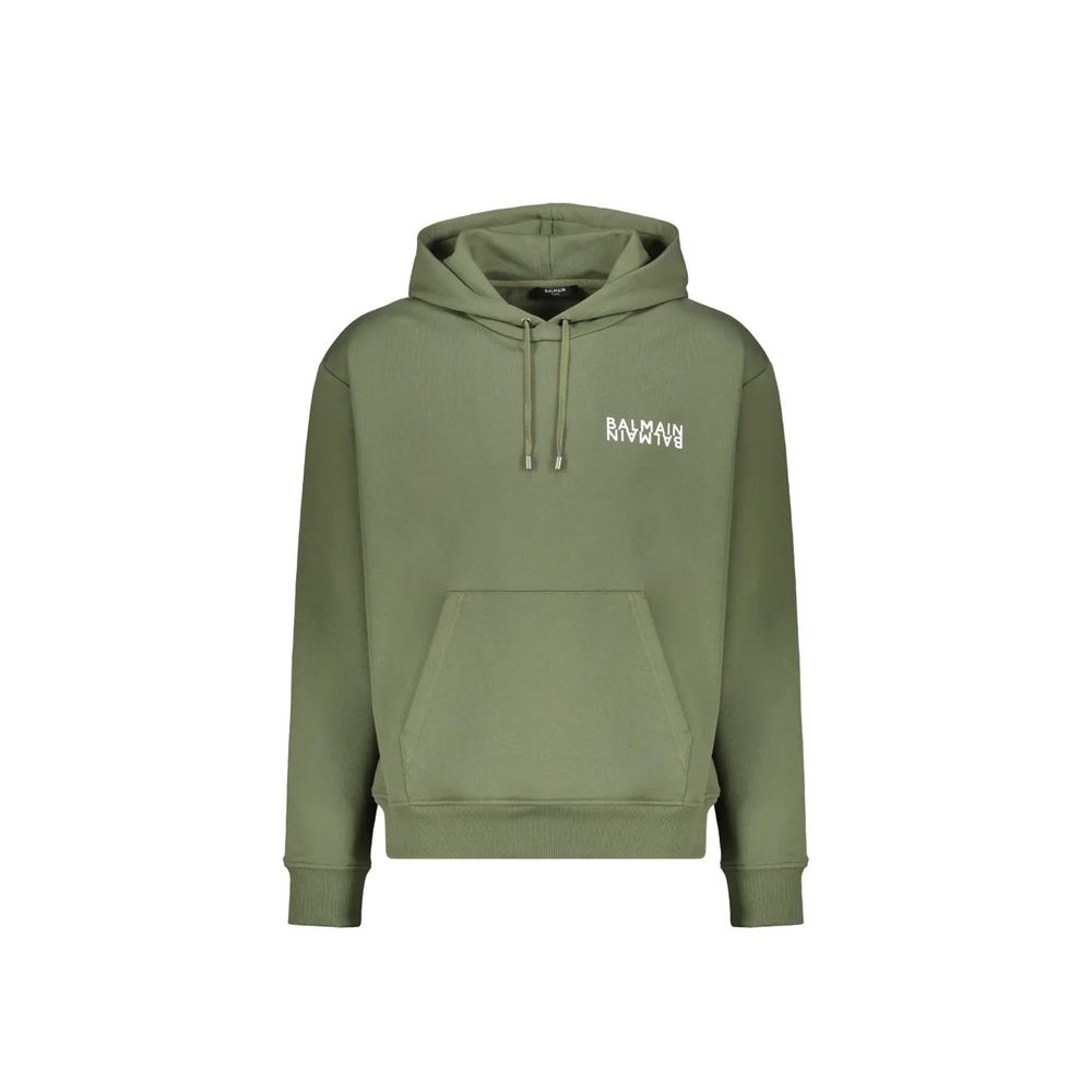 Balmain Bicolor Cotton Hoodie Balmain