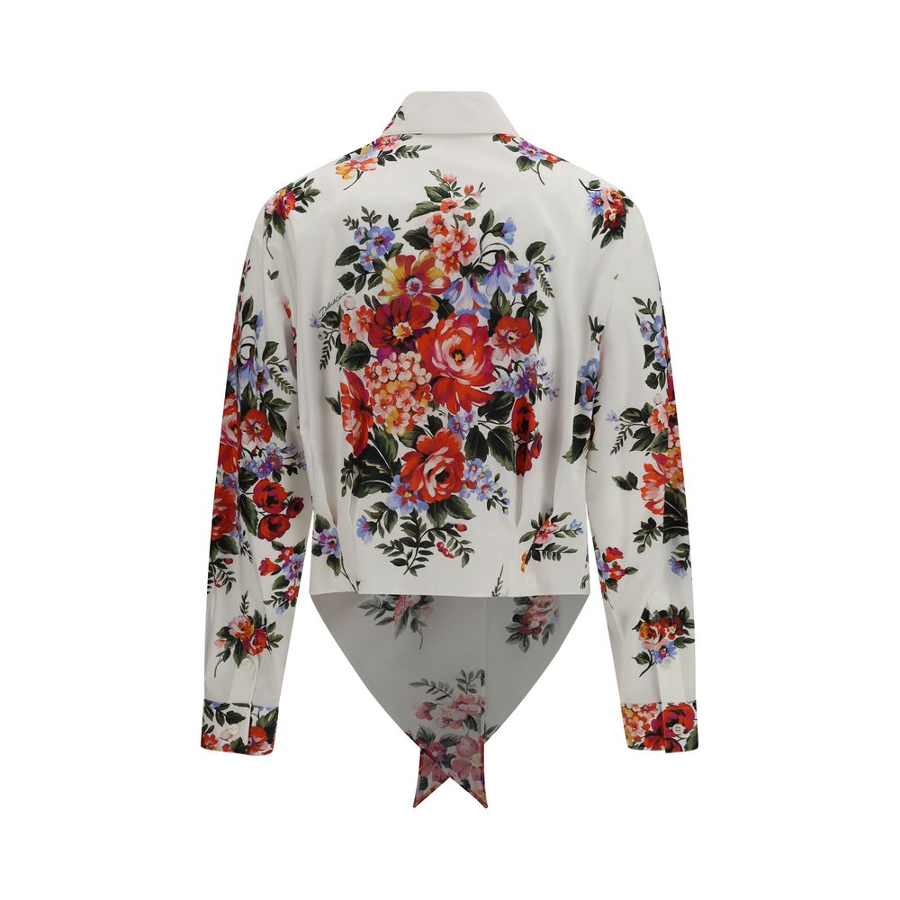 Dolce & Gabbana Multicolor Cotton Pattern Shirt Dolce & Gabbana
