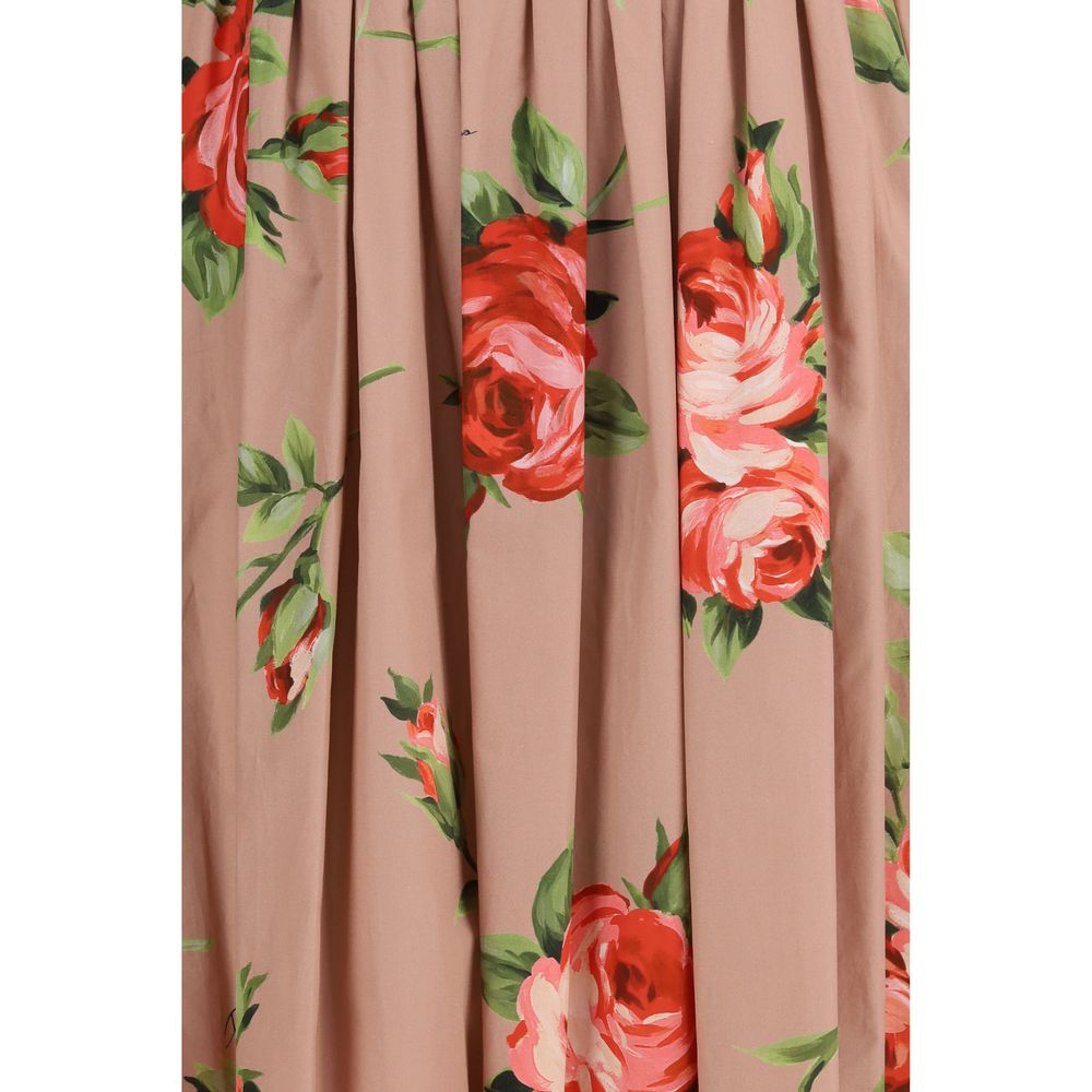 Dolce & Gabbana Multicolor Cotton Casual Dress Dolce & Gabbana