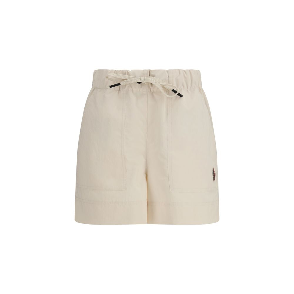 Moncler Grenoble Beige Polyester Bermuda Shorts Moncler Grenoble