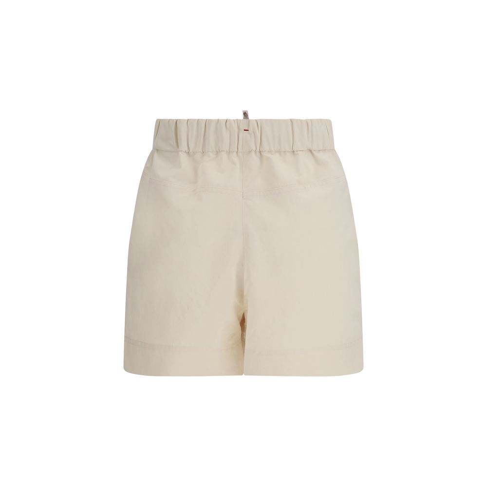 Moncler Grenoble Beige Polyester Bermuda Shorts Moncler Grenoble
