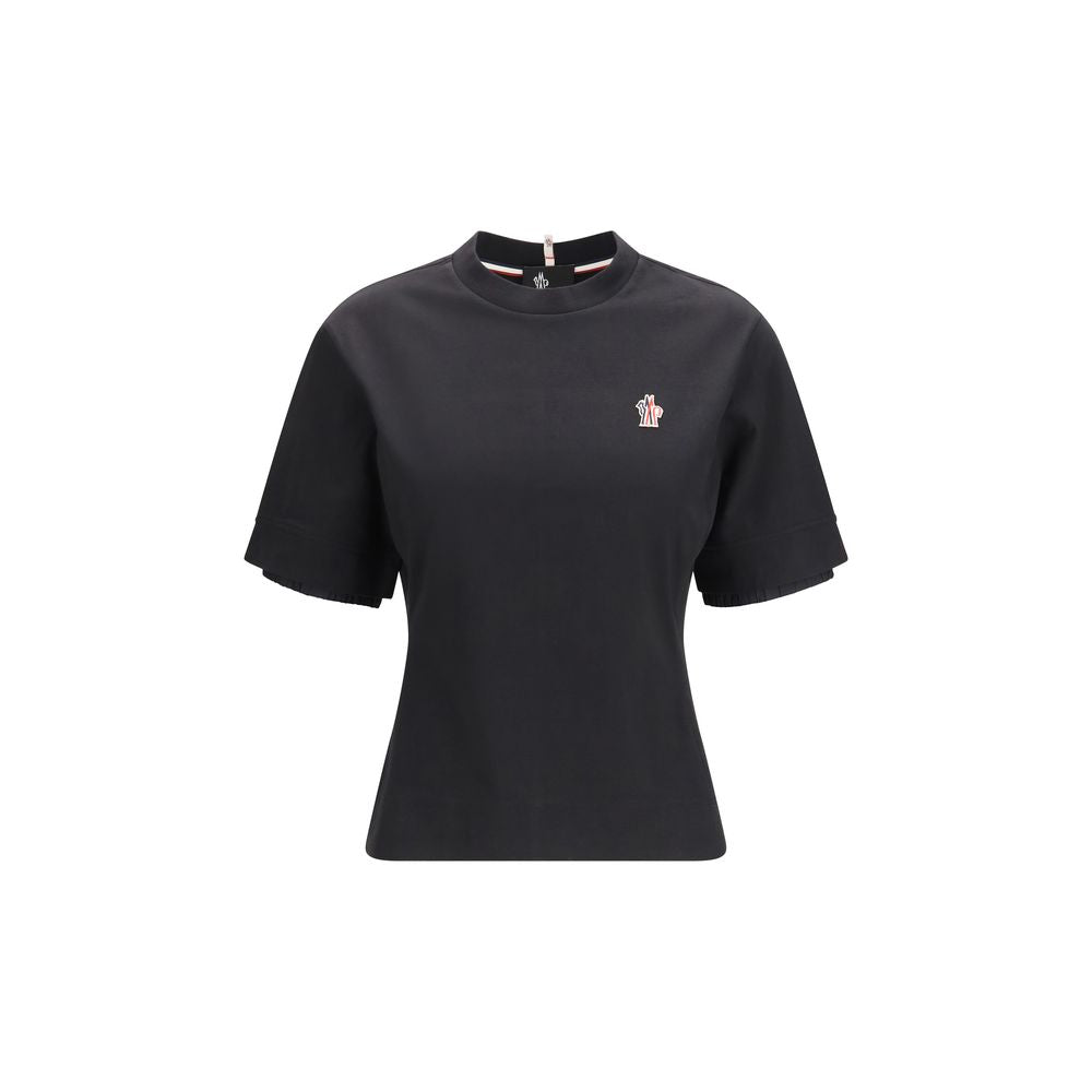 Moncler Grenoble Black Cotton T-Shirt Moncler Grenoble