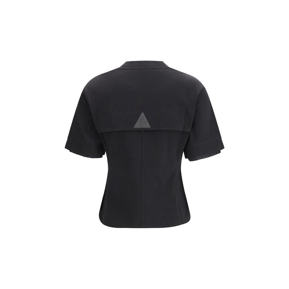 Moncler Grenoble Black Cotton T-Shirt Moncler Grenoble