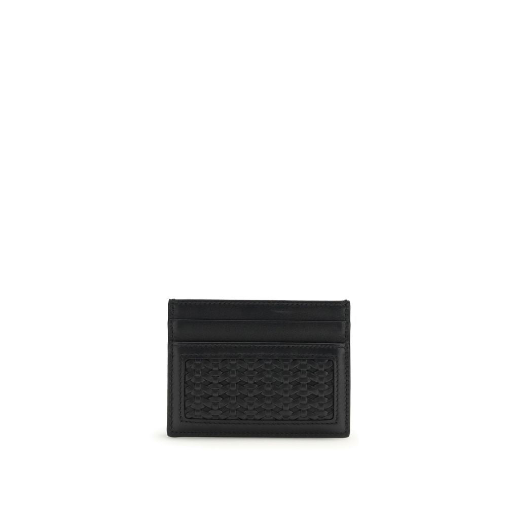 Dolce & Gabbana Black Cotton Wallet Dolce & Gabbana