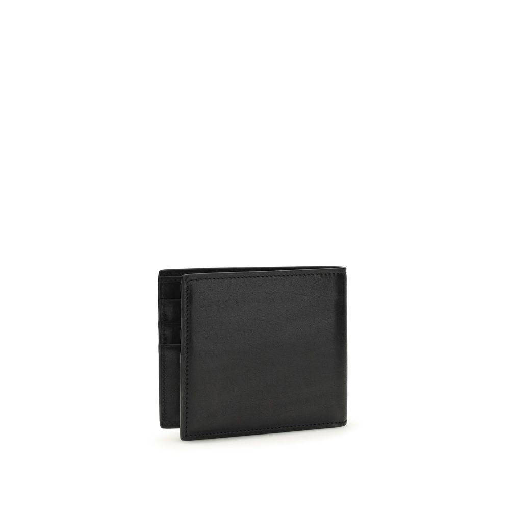 Dolce & Gabbana Black Calf Leather Bos Taurus Wallet Dolce & Gabbana
