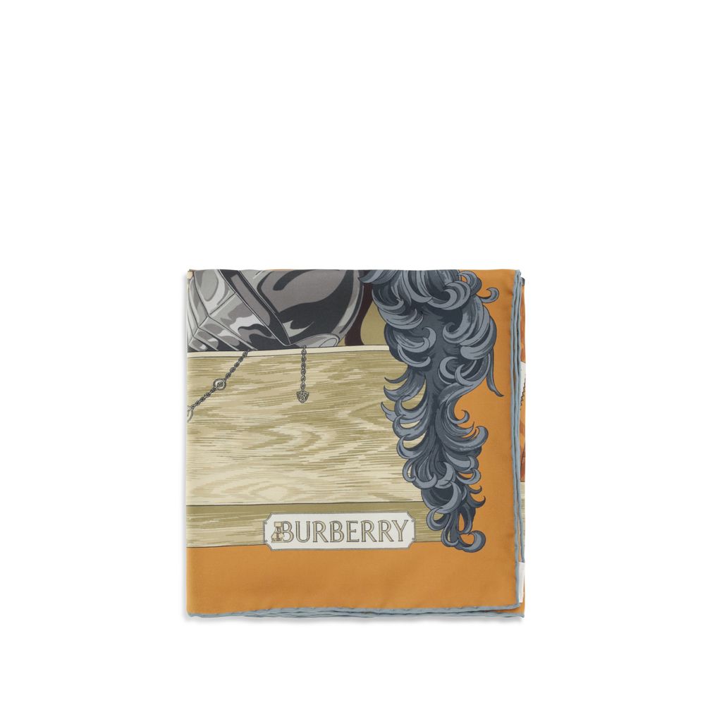 Burberry Multicolor Silk Scarf Burberry