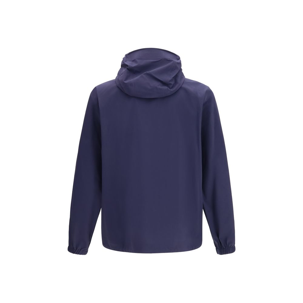 Moncler Grenoble Blue Polyamide Shell Jacket Moncler Grenoble