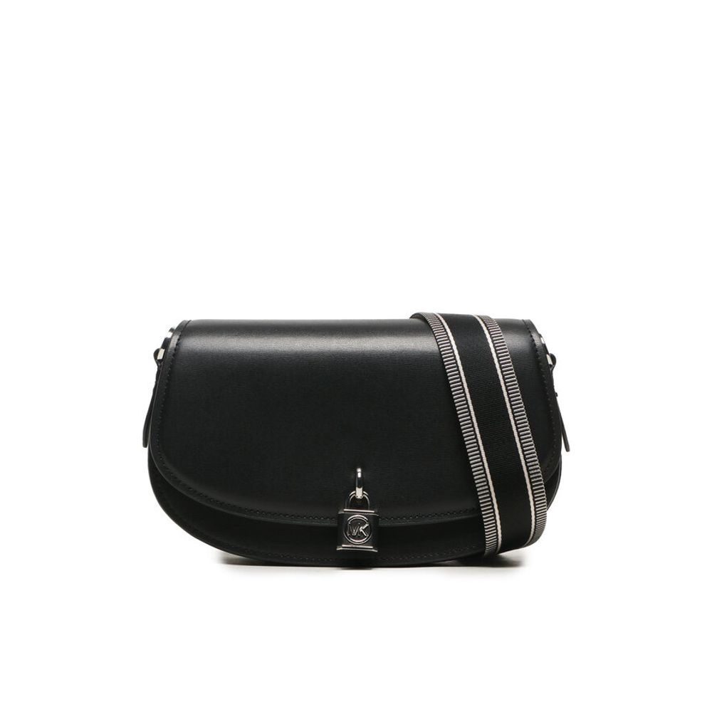 Michael Kors Black Leather Shoulder Bag Michael Kors