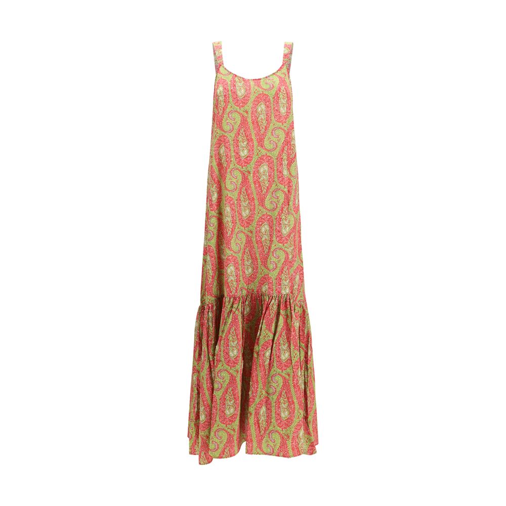 Etro Multicolor Cotton Casual Dress Etro