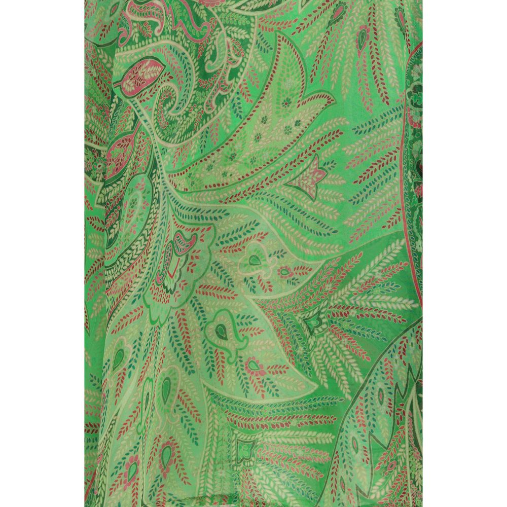 Etro Bicolor Silk Pattern Shirt Etro