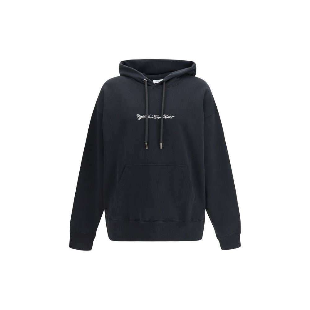 Off-White Black Cotton Sweatshirt Off-White