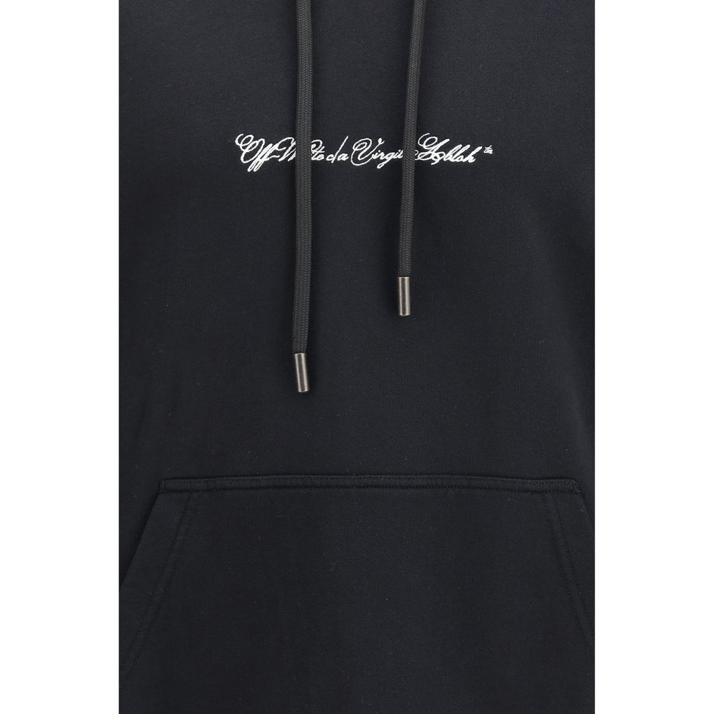 Off-White Black Cotton Sweatshirt Off-White