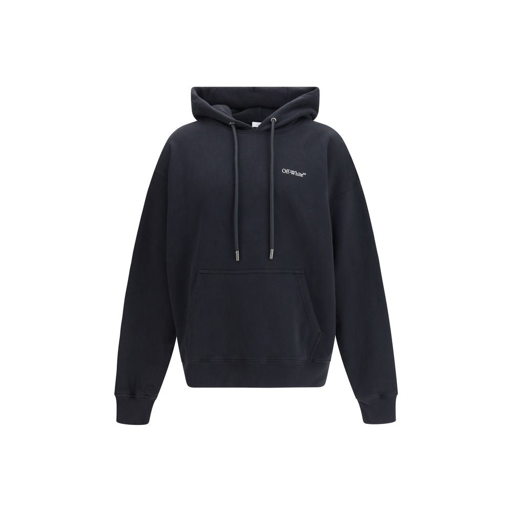 Off-White Black Cotton Sweatshirt Off-White