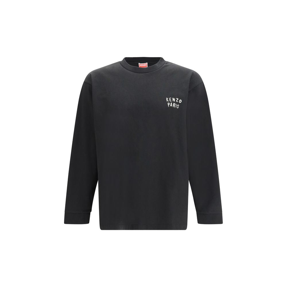 Kenzo Black Cotton Long Sleeve T-Shirt Kenzo