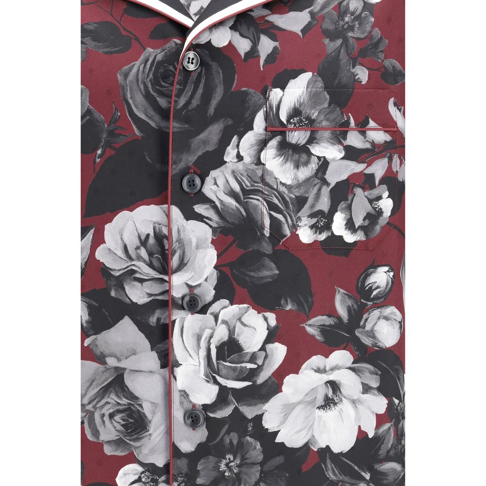 Dolce & Gabbana Multicolor Silk Pattern Shirt Dolce & Gabbana