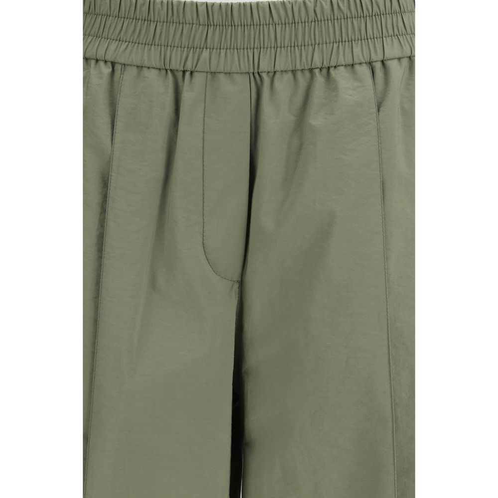 Brunello Cucinelli Bicolor Cotton Casual Pants Brunello Cucinelli