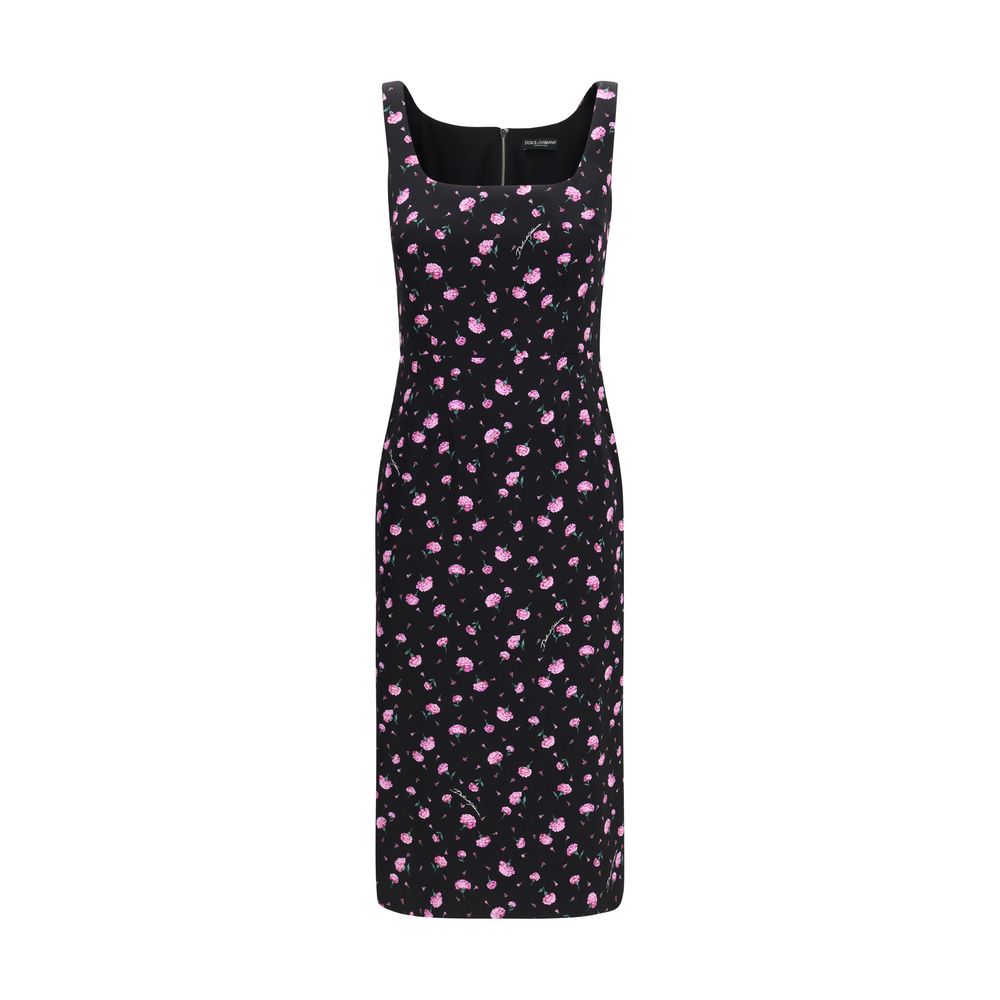 Dolce & Gabbana Multicolor Silk Casual Dress Dolce & Gabbana