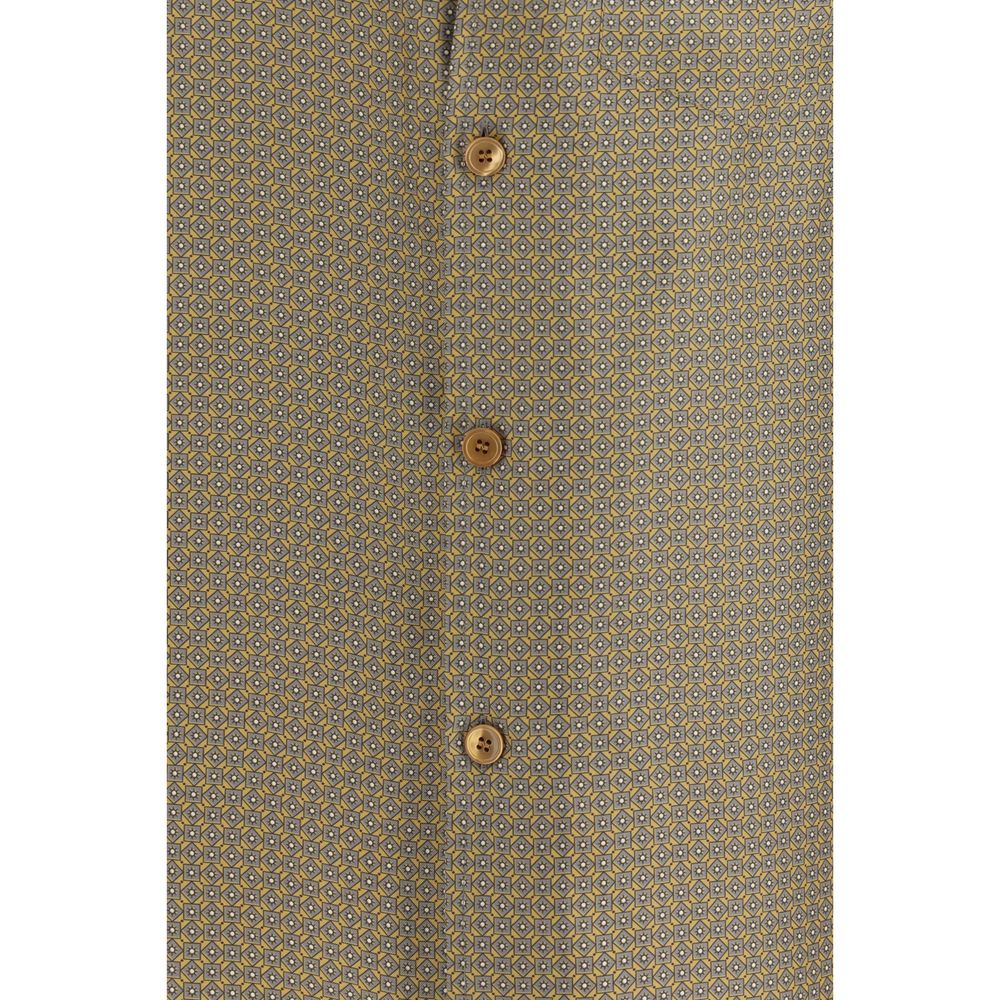 Saint Laurent Multicolor Silk Pattern Shirt Saint Laurent