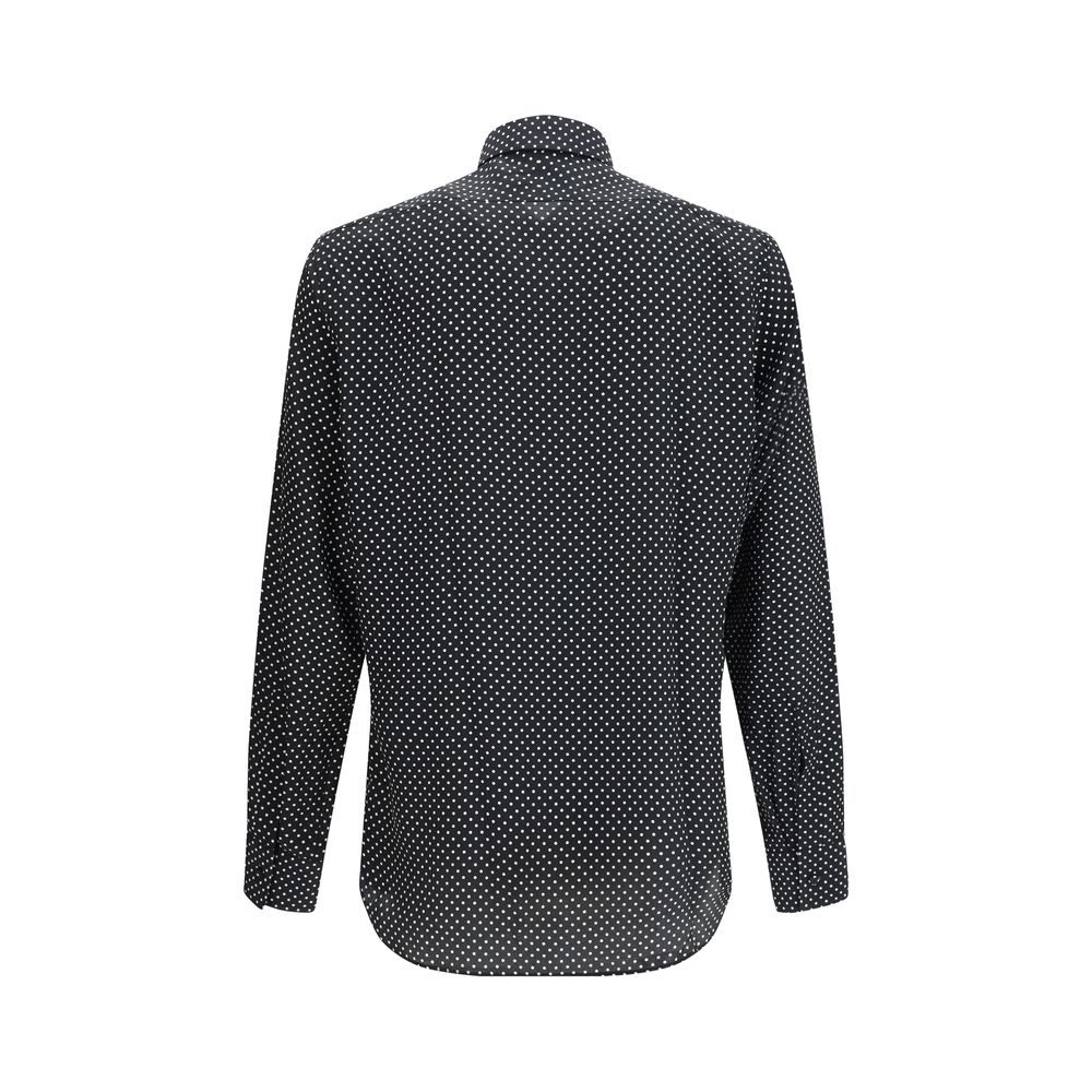 Tom Ford Black Silk Pattern Shirt Tom Ford