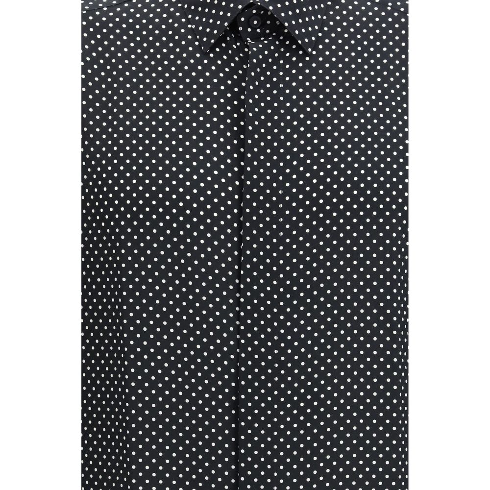 Tom Ford Black Silk Pattern Shirt Tom Ford