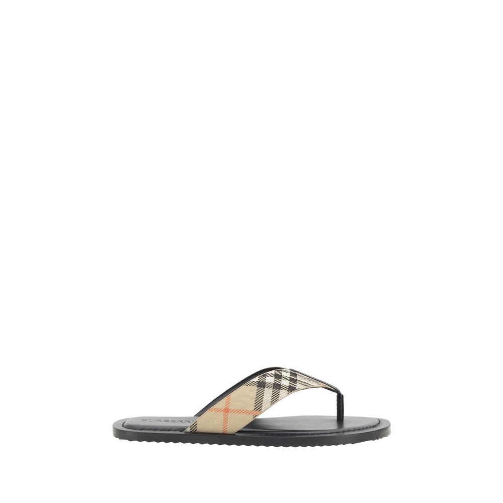 Burberry Multicolor Polyamide Flat Sandals Burberry