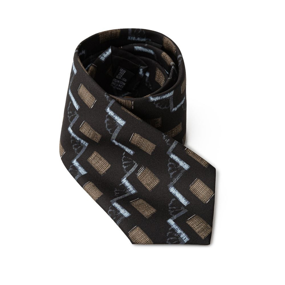 Giorgio Armani Black Silk Tie Giorgio Armani