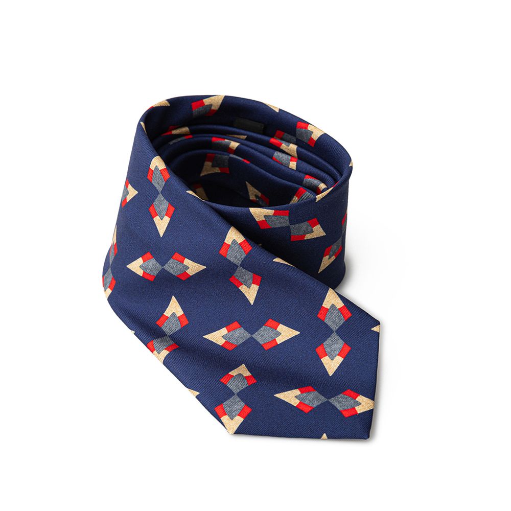 Giorgio Armani Blue Silk Tie Giorgio Armani