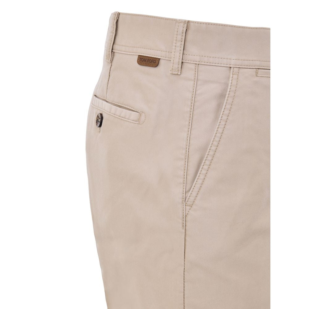 Tom Ford Beige Cotton Chino Pants Tom Ford