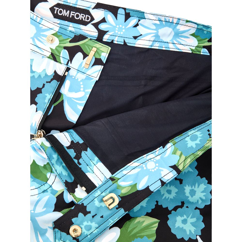Tom Ford Blue Polyamide Swim Shorts Tom Ford