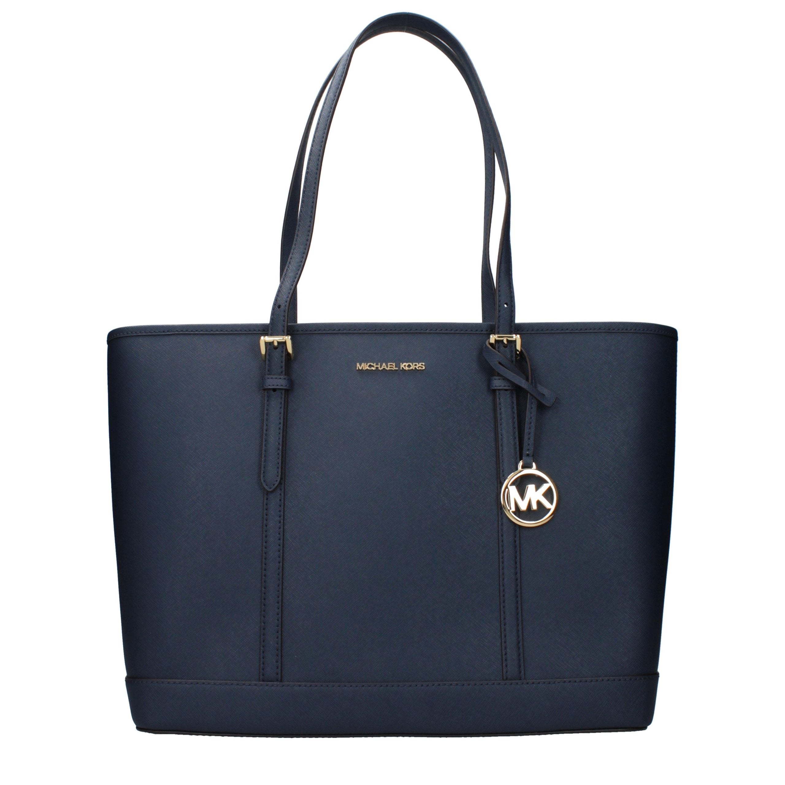 Michael Kors Blue Leather Shoulder Bag Michael Kors