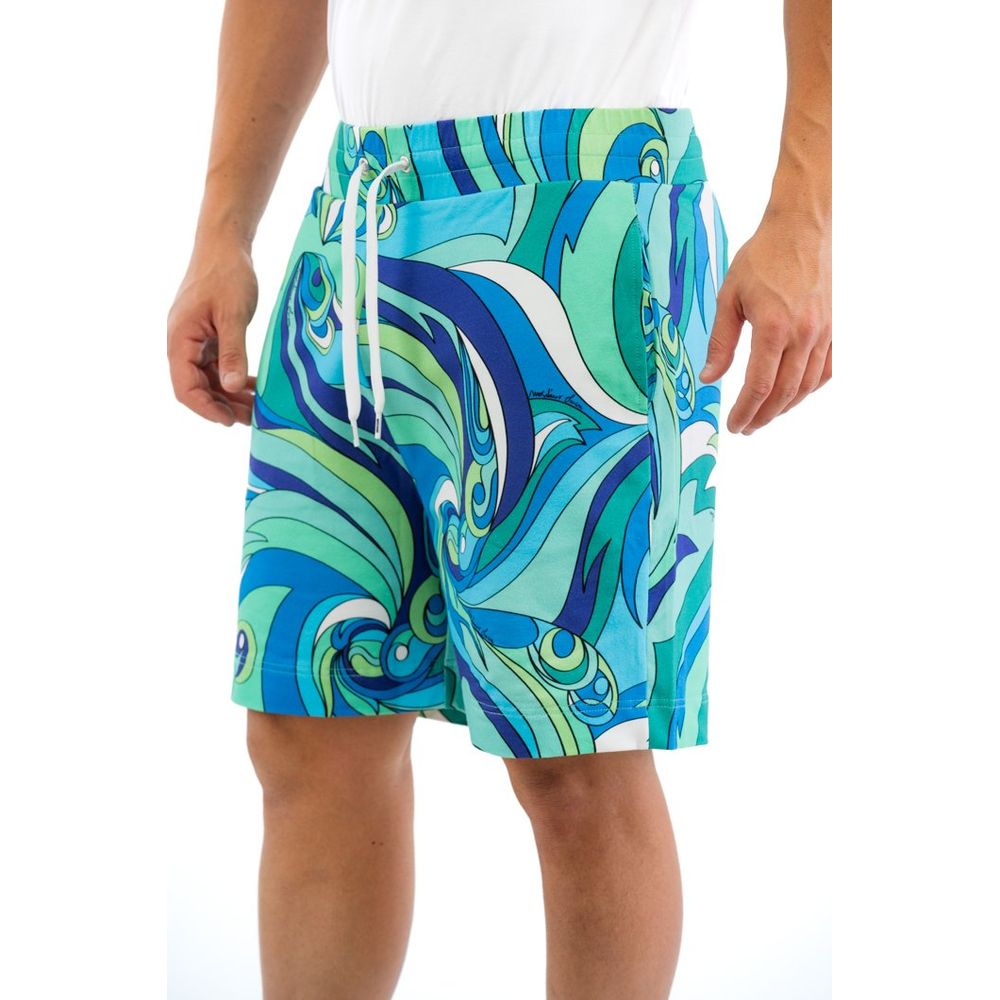 Moschino Multicolor Cotton Bermuda Shorts Moschino