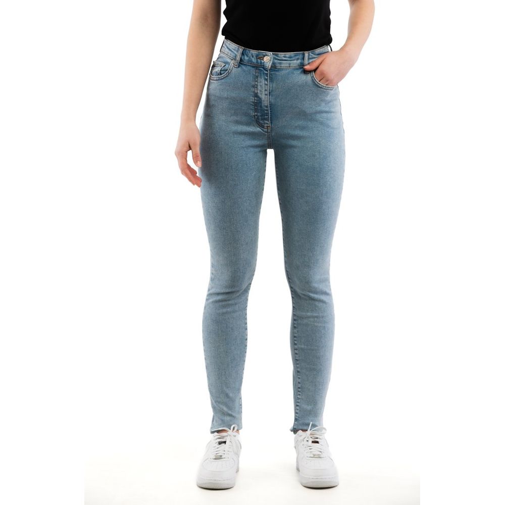 Moschino Multicolor Cotton Skinny Jeans Moschino