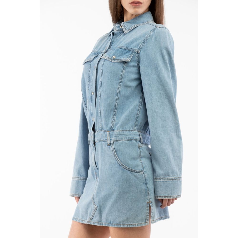 Moschino Multicolor Cotton Casual Dress Moschino