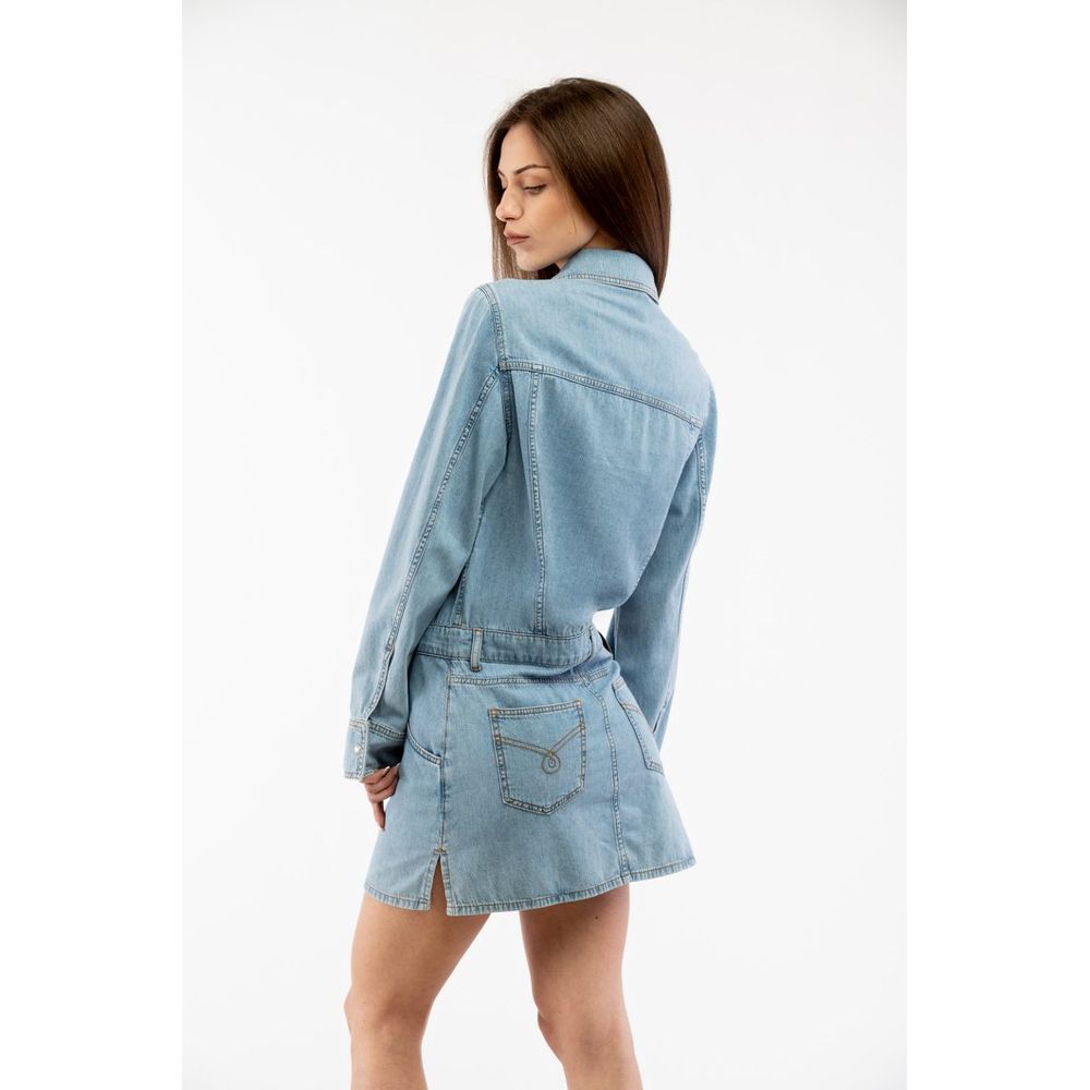 Moschino Multicolor Cotton Casual Dress Moschino