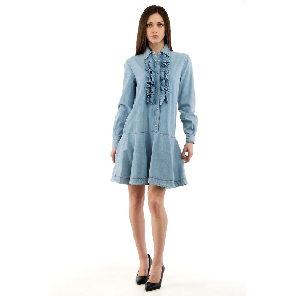 Moschino Multicolor Cotton Casual Dress Moschino