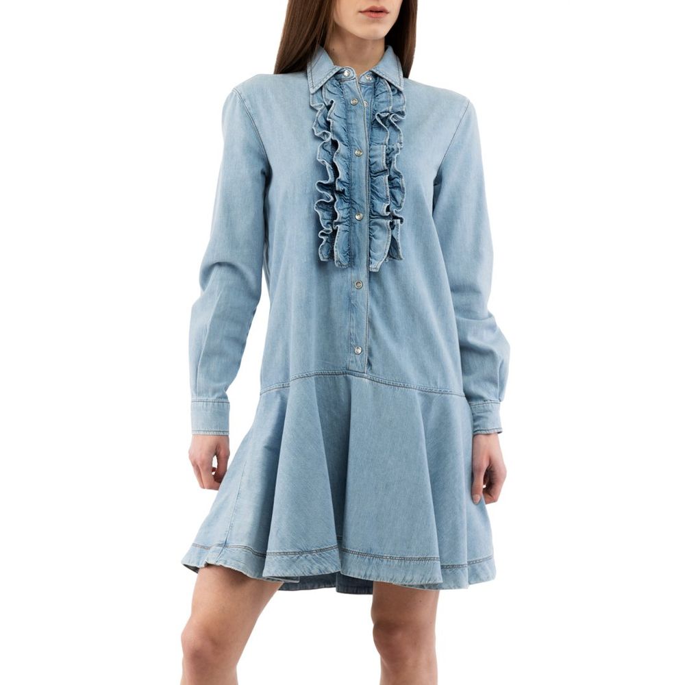 Moschino Multicolor Cotton Casual Dress Moschino